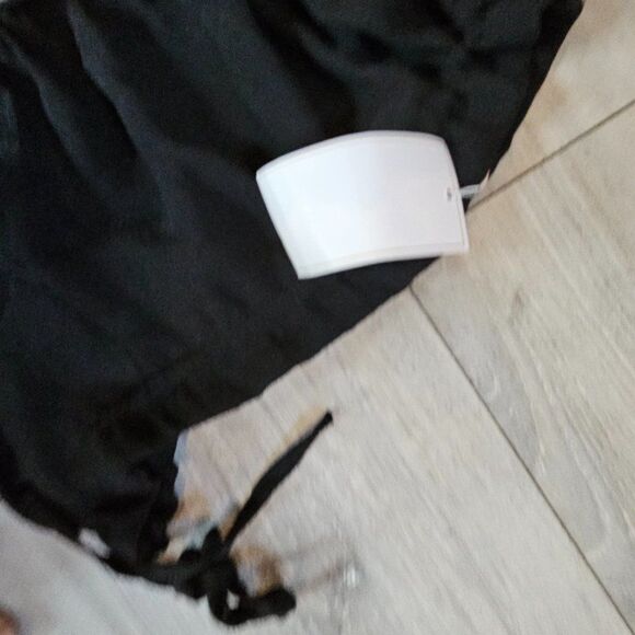 Dorado Women's Black Long Sleeve Off The Shoulder Crop Top - Picture 3 of 4